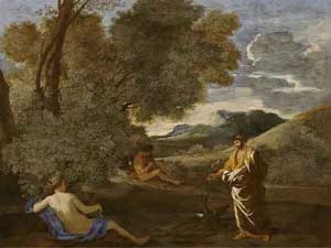 Numa Pompilius and the nymph Egeria